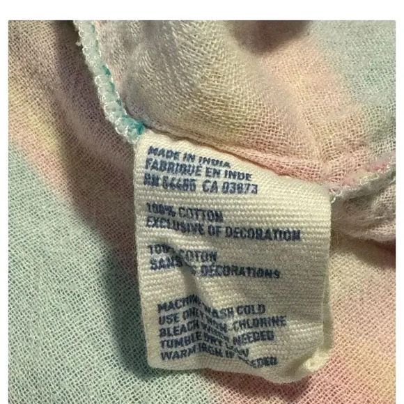 American Eagle Women’s Small Pastel Plaid Boyfriend Fit Button Down Top - Picture 7 of 7